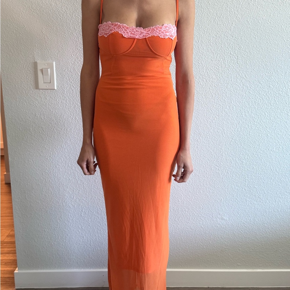 Orange Maxi Dress
